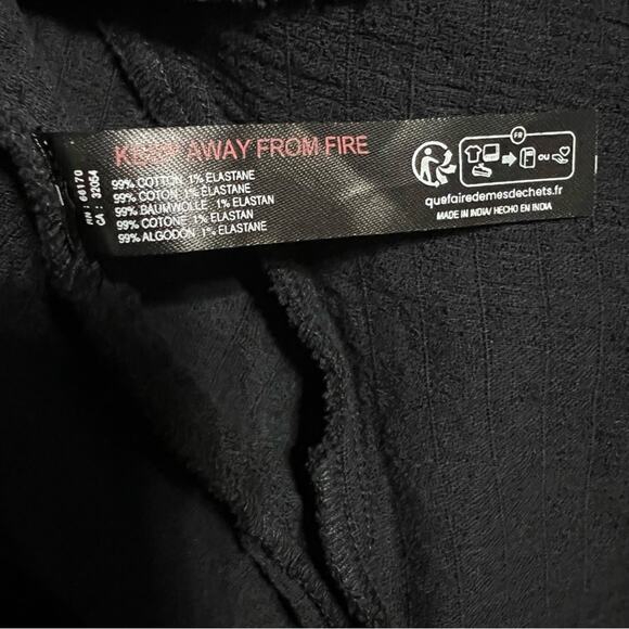 Free People Black Made Me Blush Midi Size Large - Picture 14 of 15